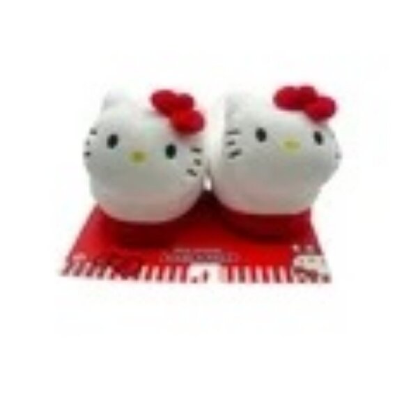 Hello Kitty Women's Plush Head Slippers  -  Size M/L   NWT - Picture 1 of 5